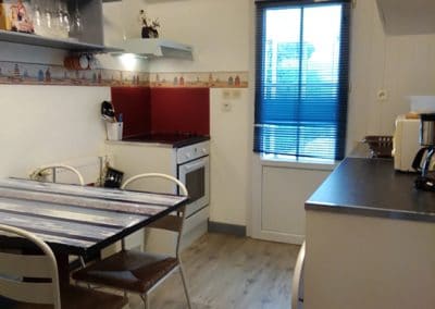 cuisine du gite le hauban à tranche sur mer