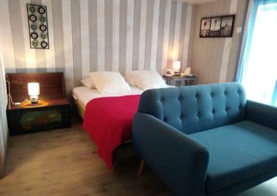 chambre du gite le hauban à tranche sur mer